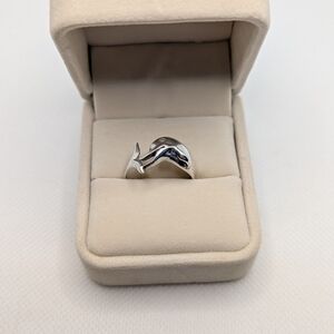 Silver Dolphin Ring